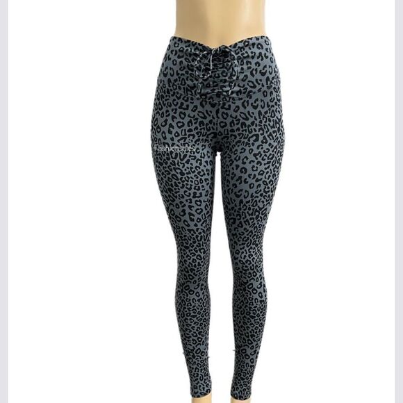 Victoria’s Secret Pink Active high Waist Full Length Ruched V leggings XXL - Picture 5 of 8